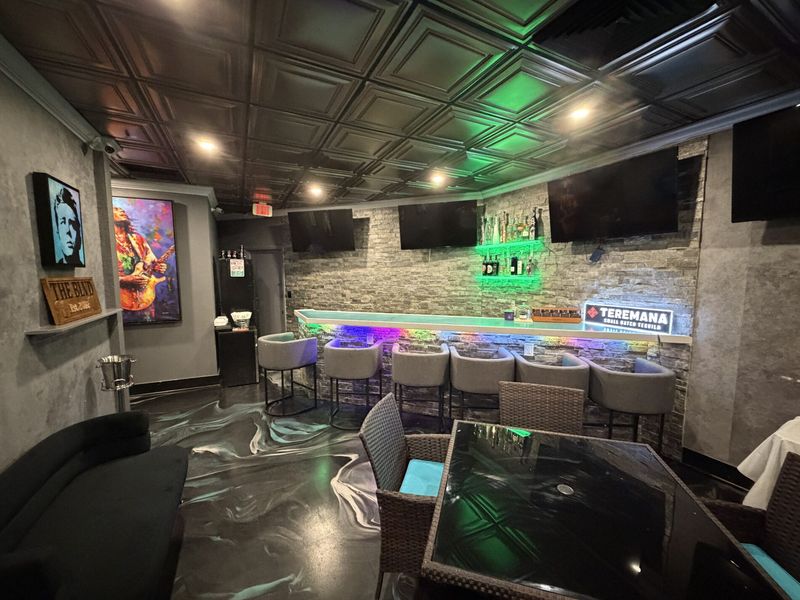 The Legends Lounge private room with its own bar at The Boulevard, Boynton Beach